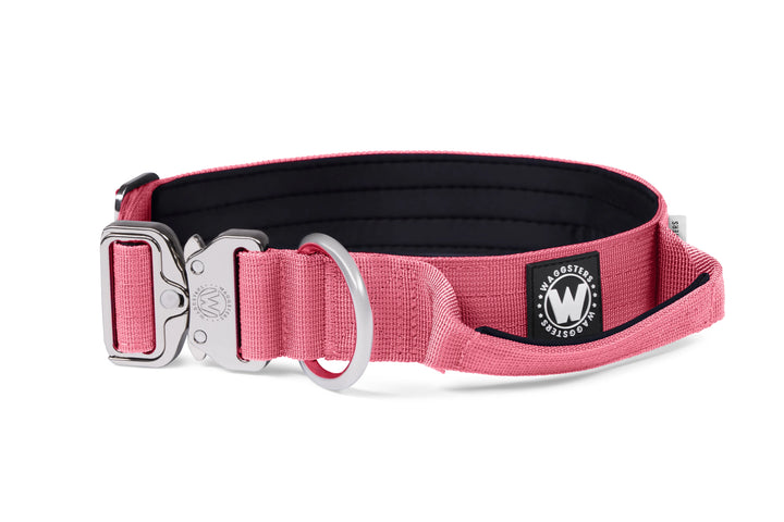 4cm-pink-platinum-tactical-collar-with-handle