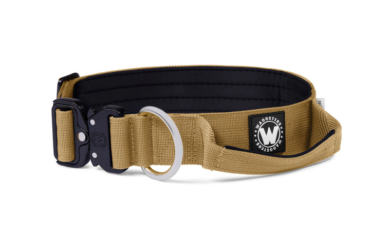 4cm-tan-tactical-collar-with-handle